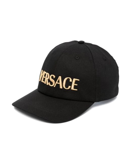 Versace Black Caps for men