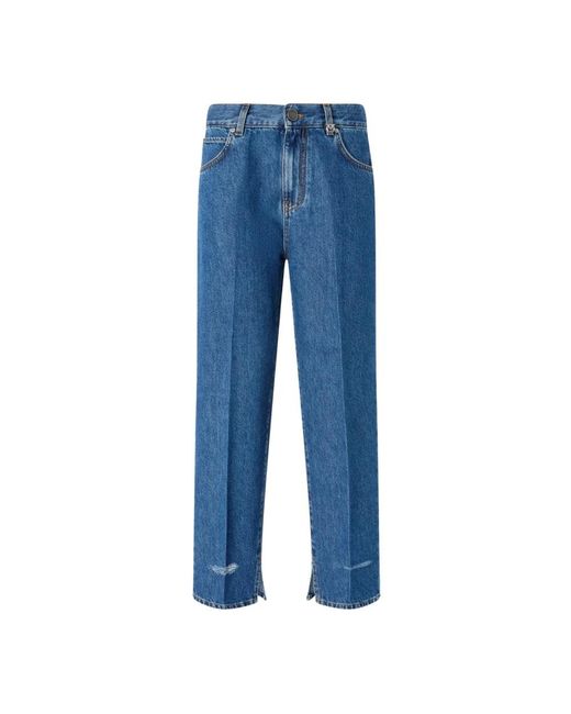 Pinko Blue Straight Fit Jeans