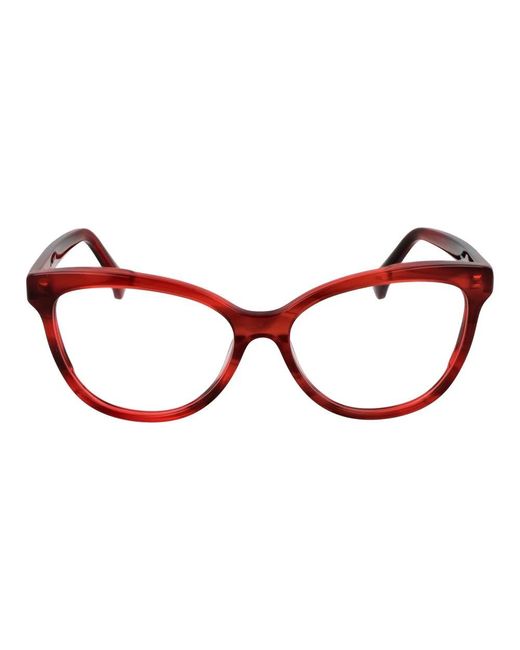Max Mara Brown Rote Cat Eye Optische Brillen