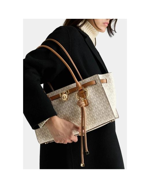Michael Kors Natural Shoulder Bags
