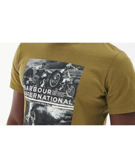 Barbour Green T-Shirts for men