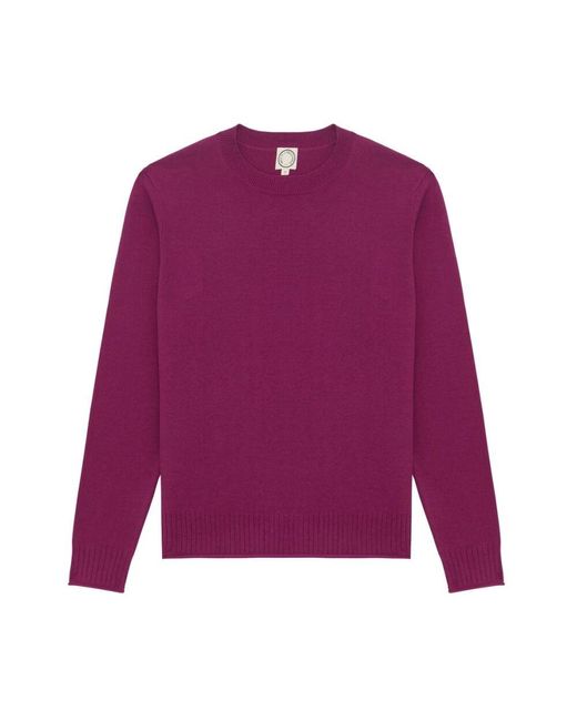 Ines De La Fressange Paris Purple Morcant sweater