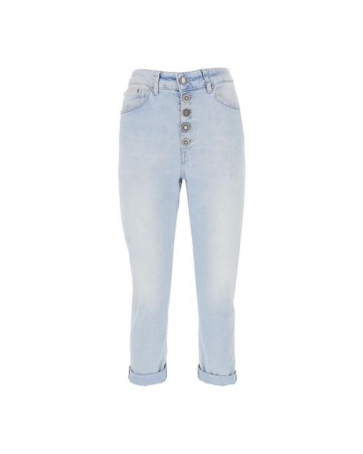 Dondup Blue Cropped Jeans