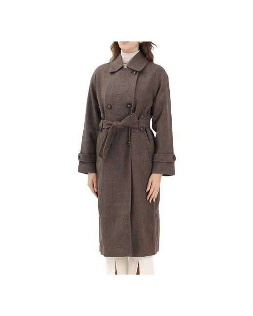 ONLY Brown Belted Coats