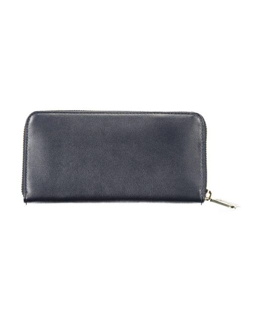 Tommy Hilfiger Blue Blaue brieftasche mit 5 fächern