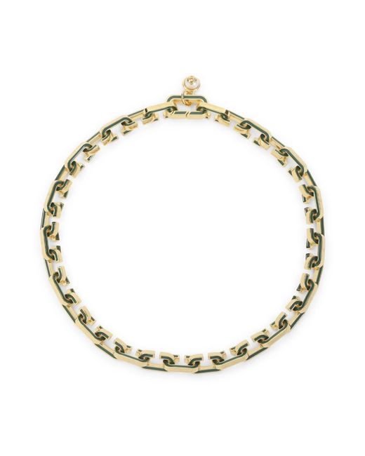 Casablanca Emaille Link Ketting in het Metallic voor heren