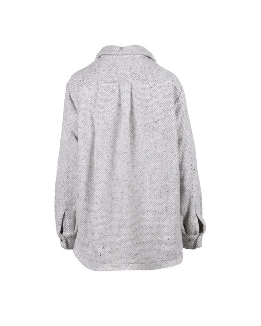Camicia di cashmere e seta di Kiton in Gray
