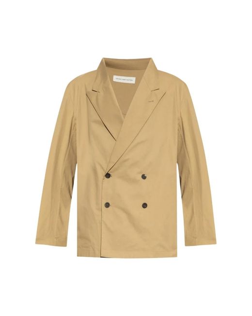 Dries Van Noten Natural Blazers for men