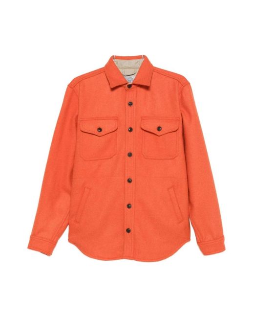 chesapeake's Jassen ,Oranje ,Jackson Shirt in het Orange voor heren