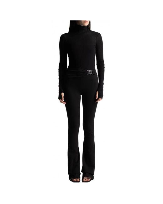 Wide Trousers Versace Jeans Couture de color Black