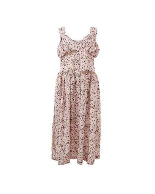 Lardini Pink Midi Dresses