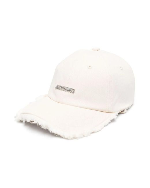 Jacquemus Casquette Artichaut in het White voor heren