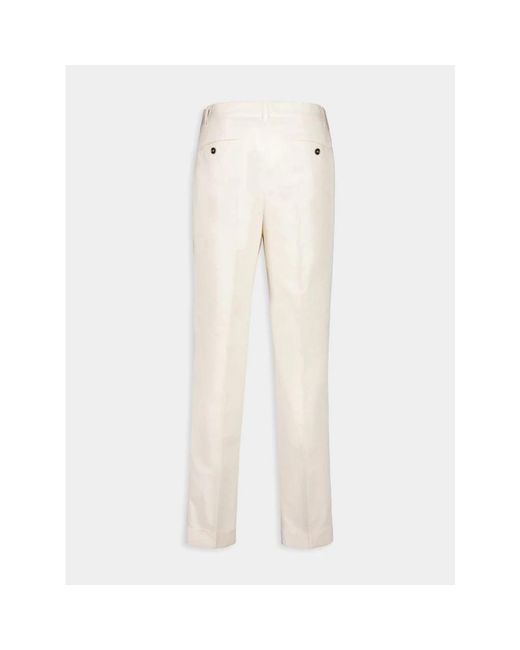 Tom Ford White Straight Trousers for men