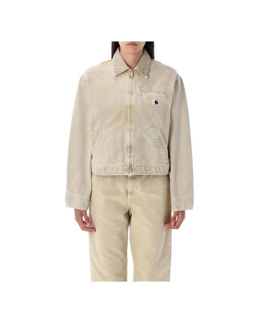 Light Jackets Carhartt de color Natural