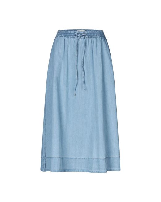 Lolly's Laundry Bristolll Midi Rok in het Blue