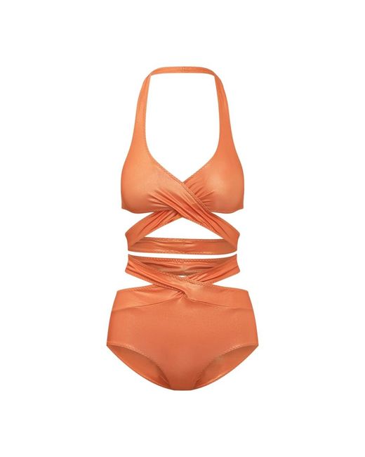 ALESSANDRO VIGILANTE Orange Bikinis