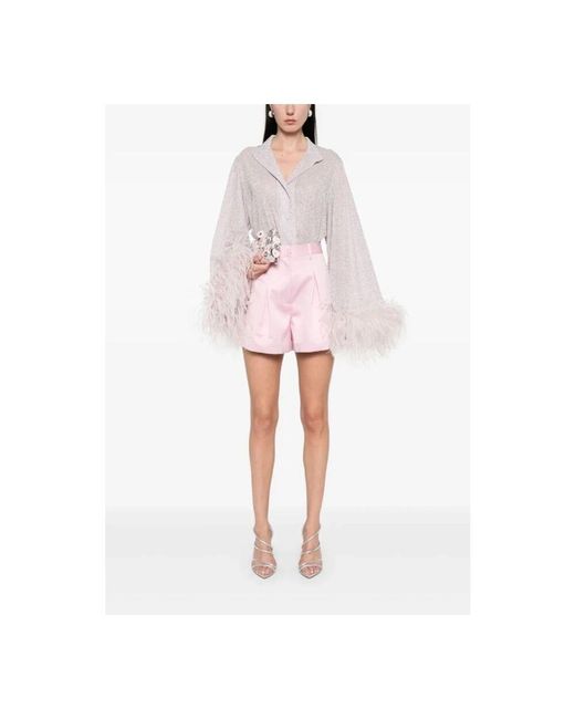 ROTATE BIRGER CHRISTENSEN Pink Short Shorts