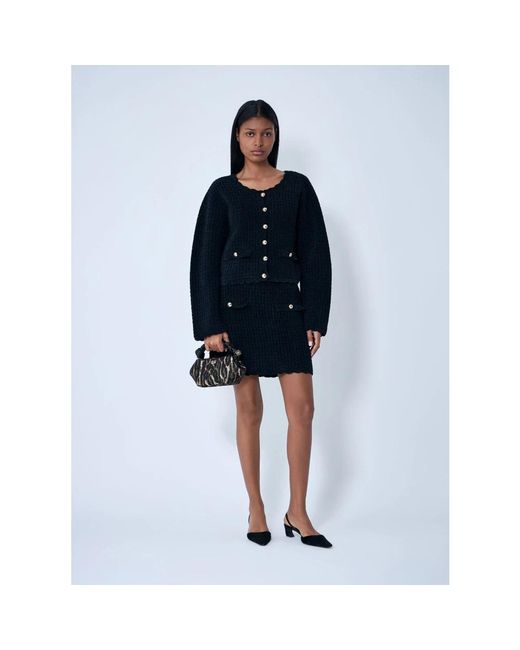 Ganni Blue Cardigans