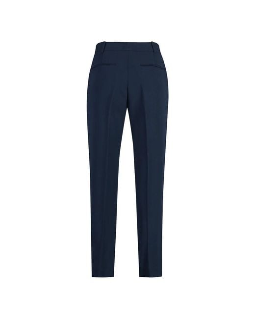 Michael Kors Blue Slim-Fit Trousers