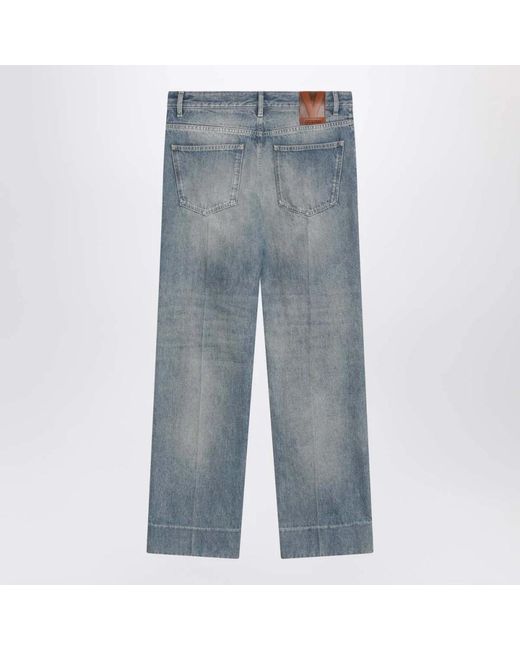 Valentino Garavani Blue Straight Fit Jeans for men