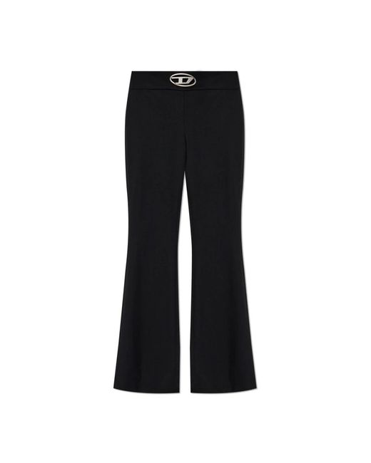 Wide Trousers DIESEL de color Black