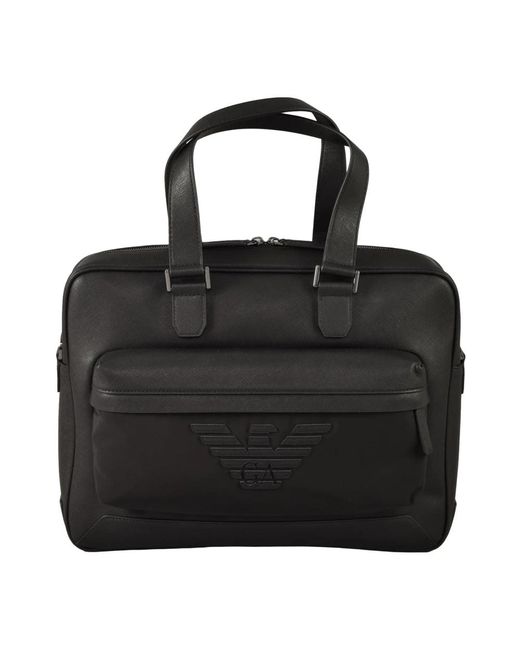 Emporio Armani Laptop Bags & Cases in het Black voor heren