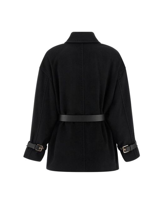 Max Mara Black Parkas