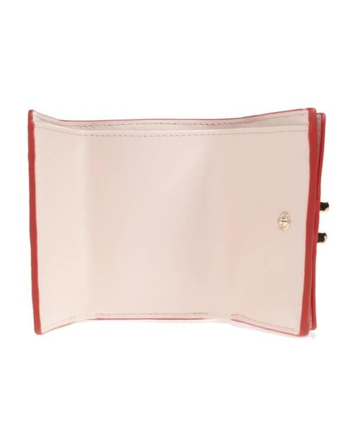 Furla Accessoires ,Rood ,Leer Idea Small Wallet in het Red
