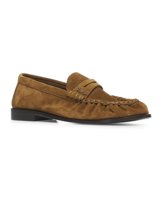 Saint Laurent Brown Loafers for men