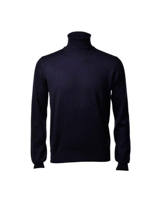 Gran Sasso Radfahrer Stilvolles T-Shirt in Blue für Herren