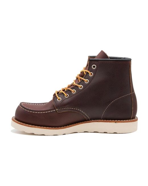 Red Wing Brown Lace-Up Boots for men