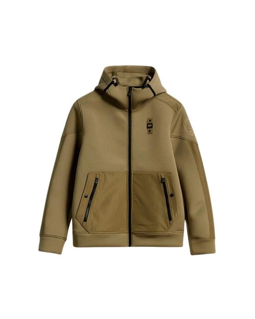 Blauer Surface Zip-Through Hoodie in het Green voor heren