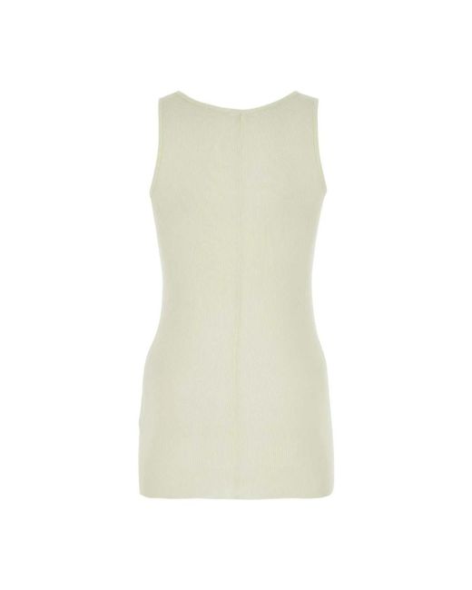 AMI Natural Sleeveless Tops