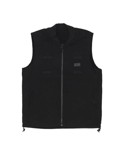 DOLLY NOIRE Jassen ,Zwart ,Katoen Reflecterend Urban Vest Zwart in het Black voor heren