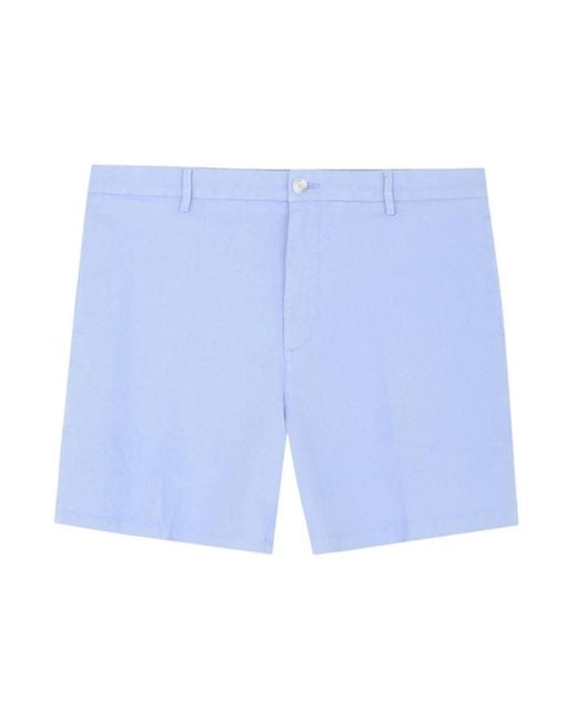 Boss Blue Casual Shorts for men