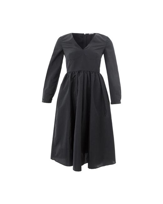 Lardini Black Midi Dresses