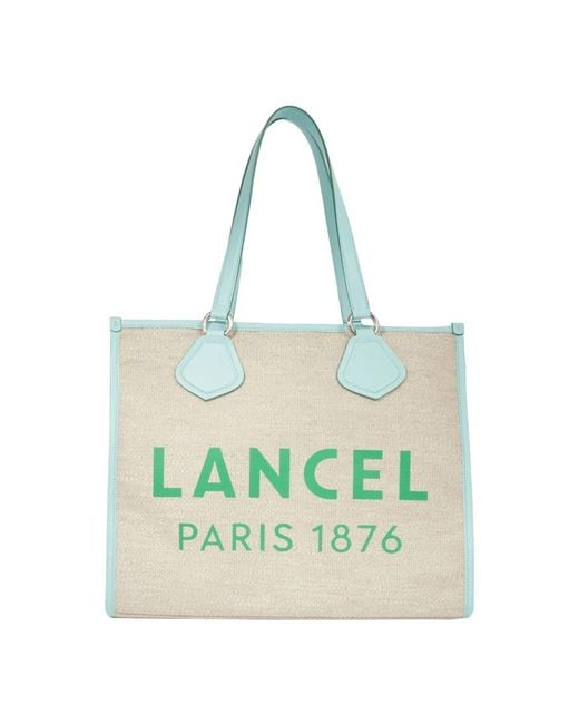 Lancel Green Tote Bags