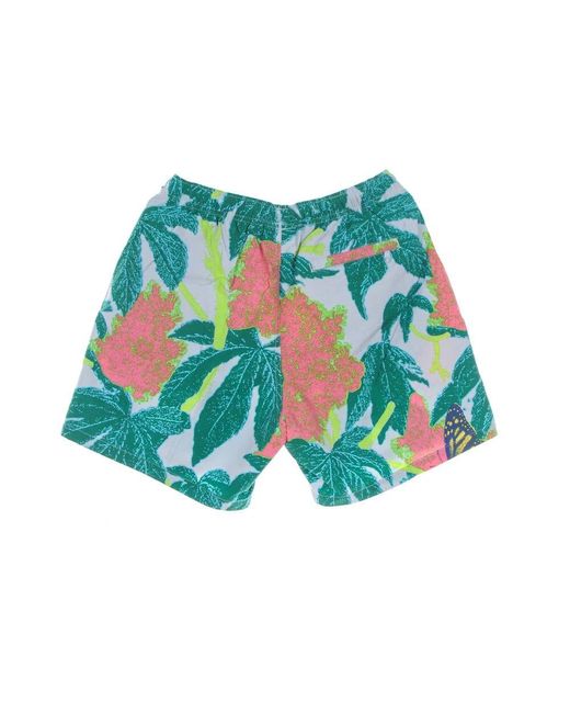 Obey Relaxed Buds Shorts Grau Multi in Blue für Herren