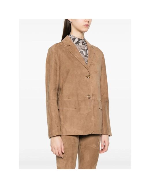 Max Mara Natural Blazers