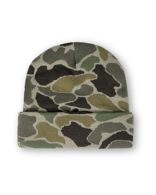 Vans Accessoires ,Veelkleurig ,Klassieke Hoge Manchetmuts Groen Camo in het Green