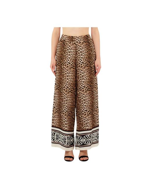 Liu Jo Brown Wide Trousers