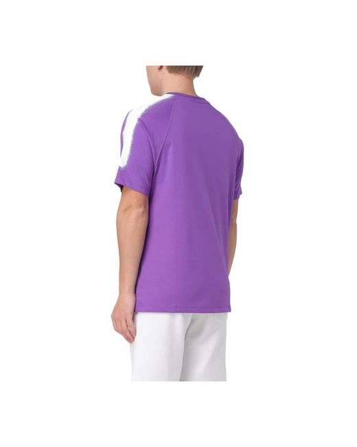 DISCLAIMER Tops ,Paars ,Katoen Crew Neck T-Shirt, Katoen in het Purple voor heren