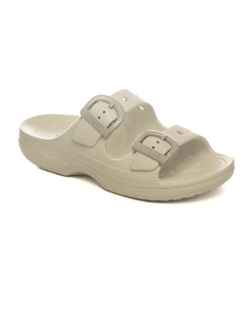 Sliders CROCSTM en coloris Natural