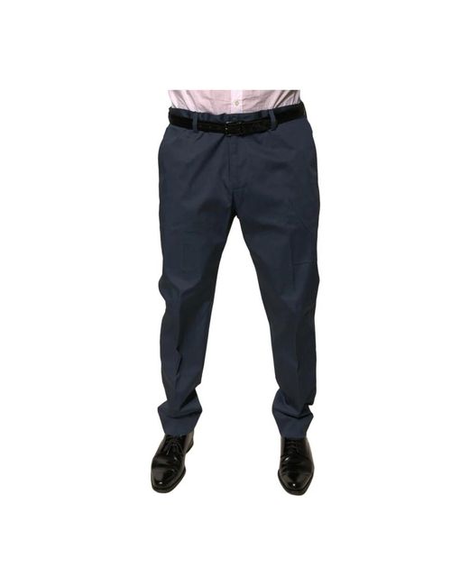 Pantalon en coton stretch Dolce & Gabbana pour homme en coloris Blue
