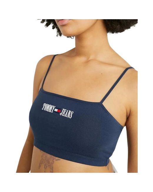 Tommy Hilfiger Blue Sleeveless Tops