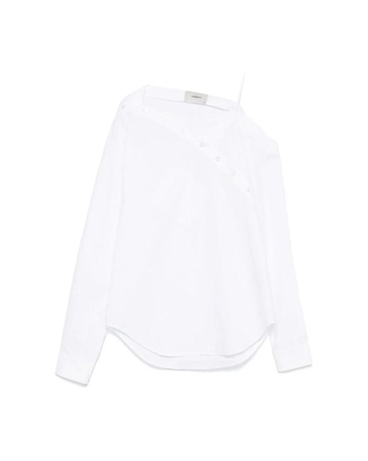 Coperni White Blouses