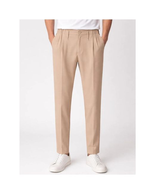 Herno Natural Straight Trousers for men