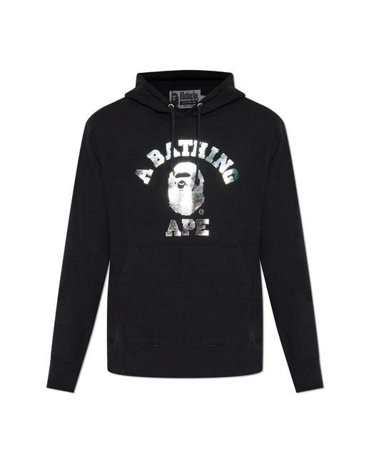 A Bathing Ape Hoodies & Sweatvesten ,Zwart ,Katoen Sweatshirts & Hoodies in het Blue voor heren