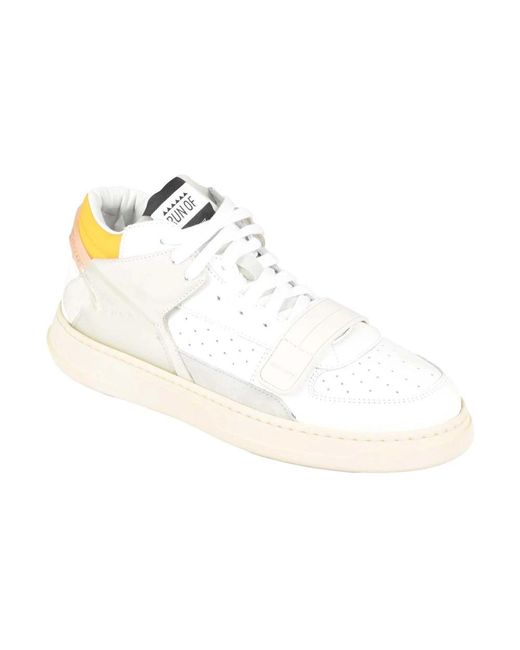 RUN OF White Sneakers for men