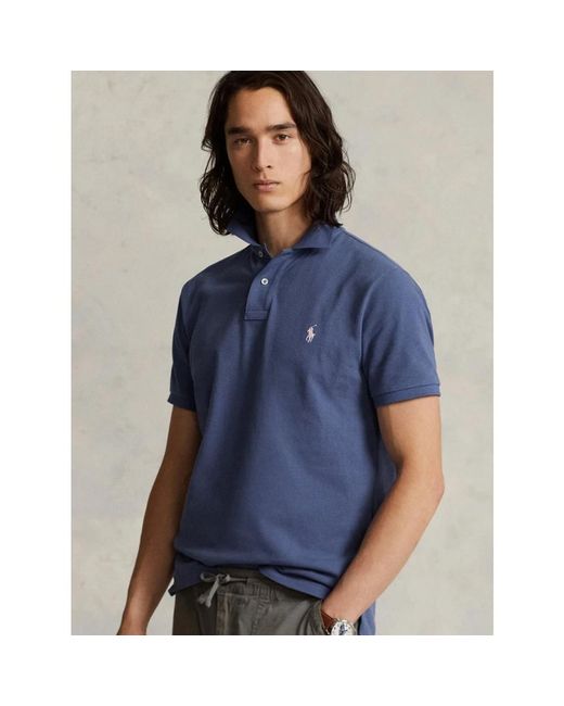 Ralph Lauren Tops ,Blauw ,Katoen Klassiek Katoenen Poloshirt in het Blue voor heren